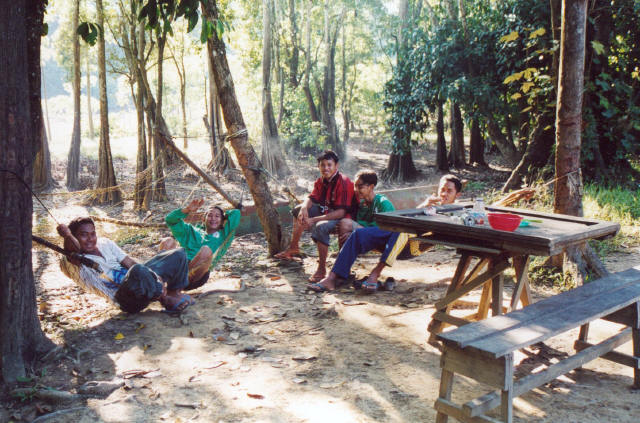 Borneo Jungle Camp site workers