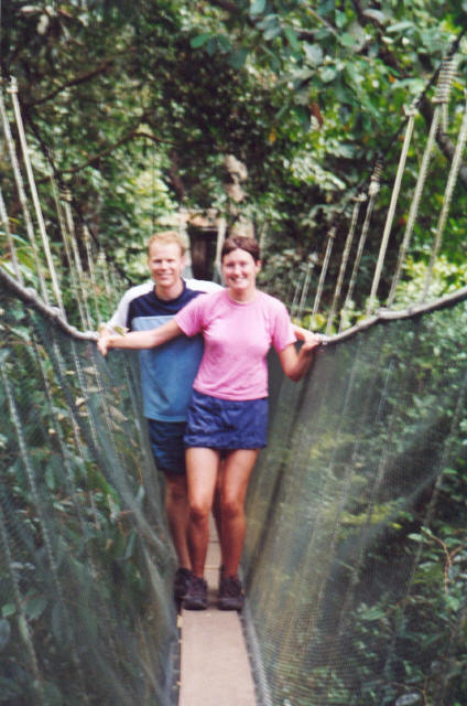 Ian and denise in canopi walk