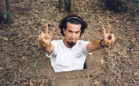 Me in Ko chi Tunnels
