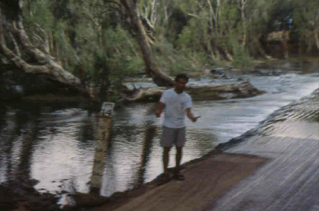 Me in a Road in the Nothern Territory