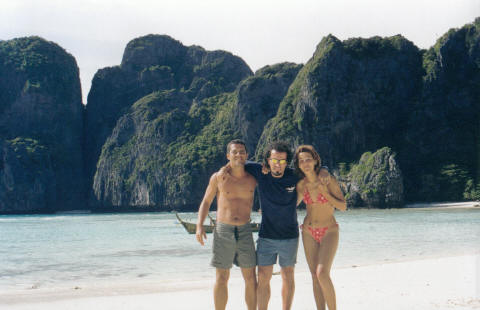 Manu Vero and me in Maya Bay