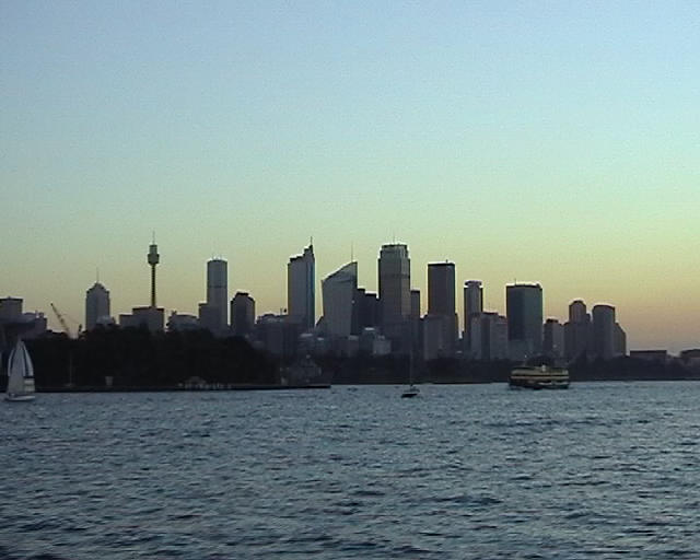 Sydney from the sea